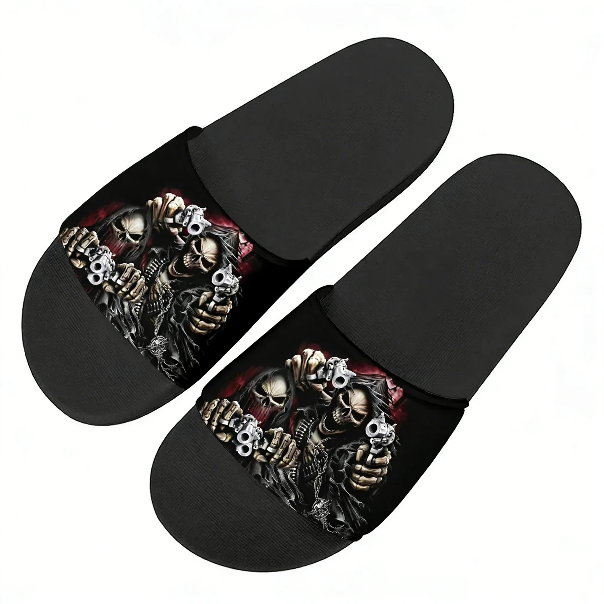 Men Shoes High - Ciabatte a Forma di Scheletro, Scarpe