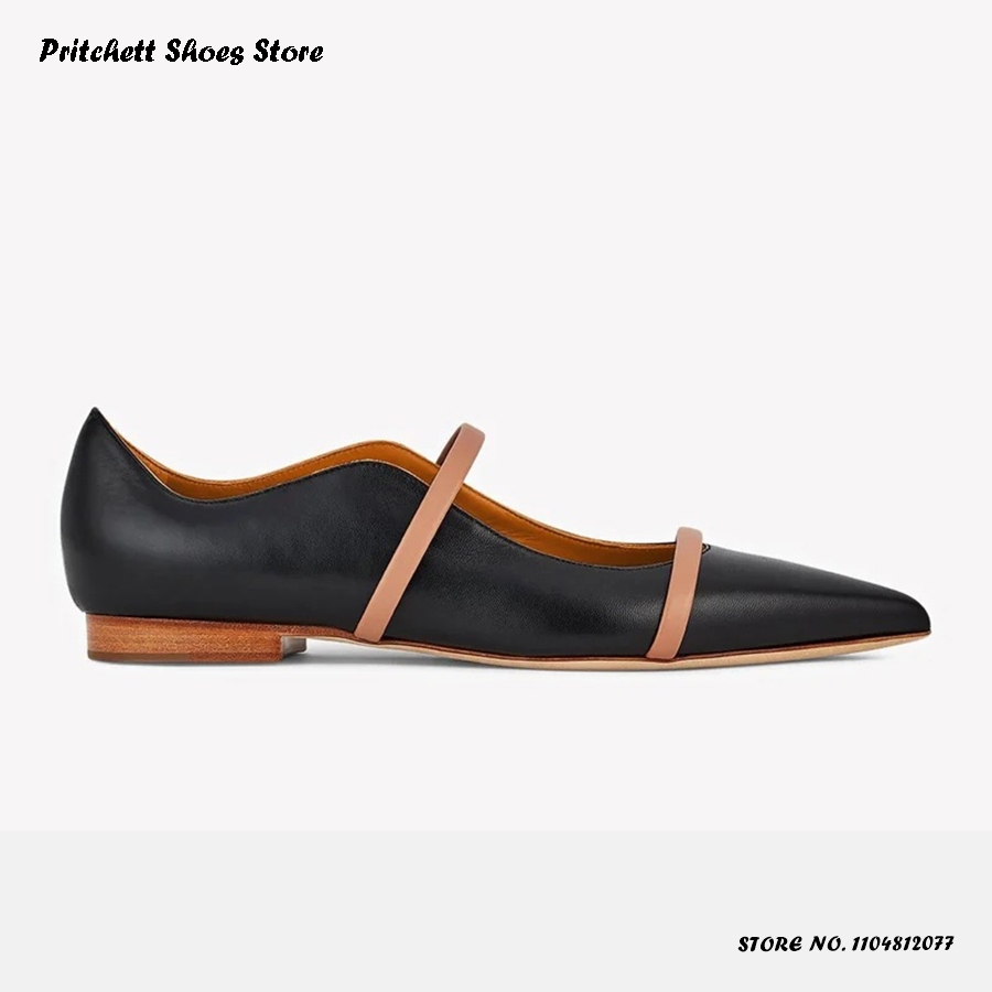 Men Shoes Size - Ballerine da donna in pelle con