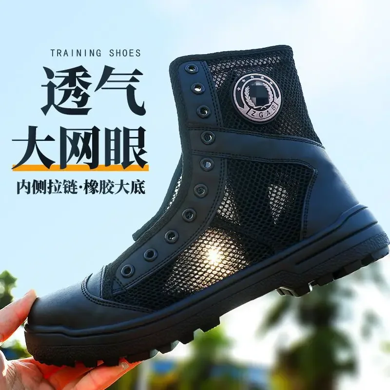 Men Shoes Boots - Stivali Tattici Estivi Traspiranti in Mesh