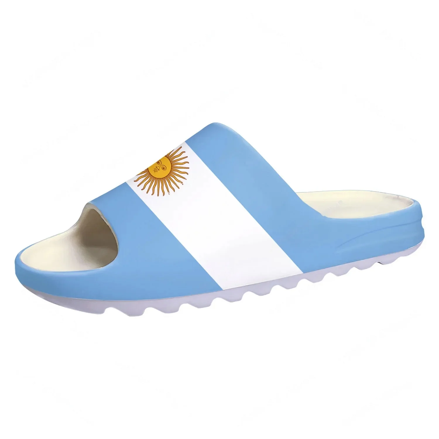 Men Shoes On - Ciabatte con Bandiera Argentina, Suola Morbida,