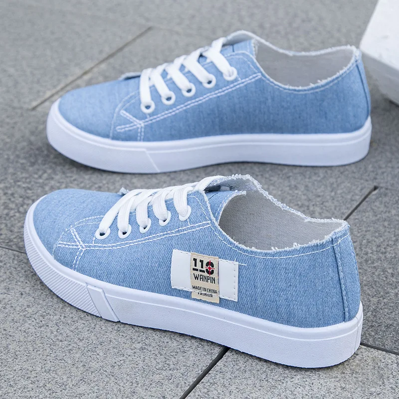 Men Shoes Type - Sneakers Basse in Tela Denim da