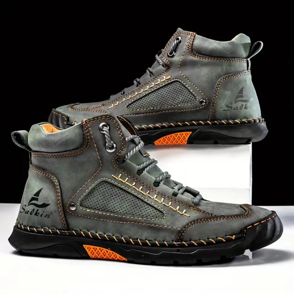 Men Shoes Boots - Stivali cuciti a mano da uomo