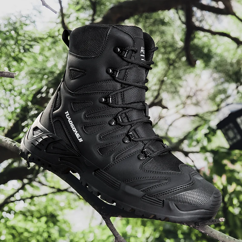 Men Shoes Office - Stivali tattici da trekking all'aperto da