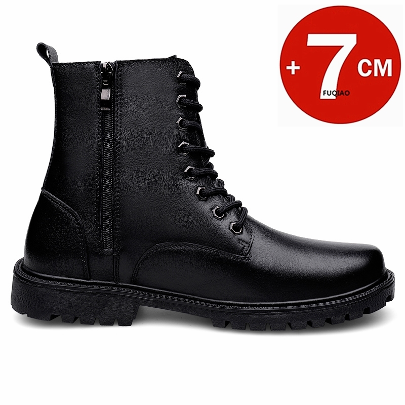 Stivali rialzati in vera pelle - Men'S Shoes To Increase Height recensione e prezzo