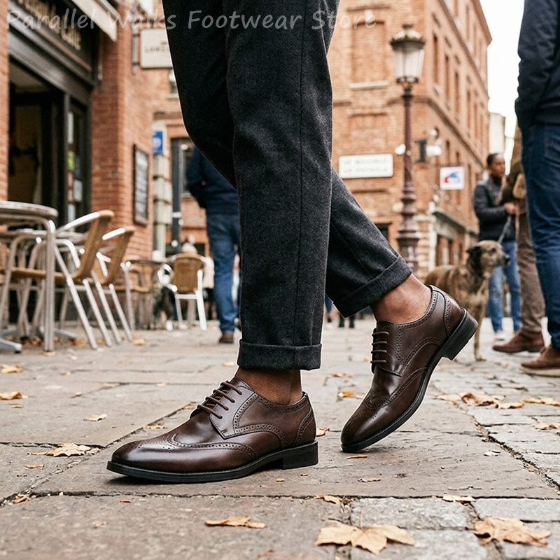 Scarpe Derby Brogue da uomo, e - Men Shoes For Wedding recensione e prezzo