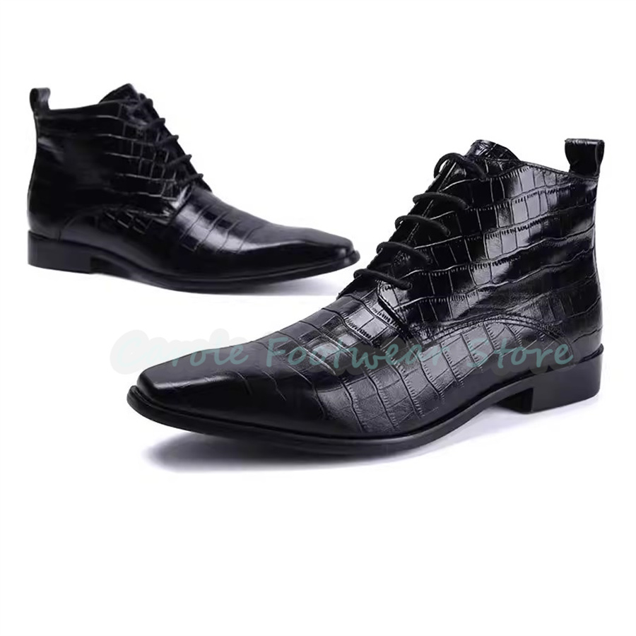 Stivali alla Caviglia in Vera  - Men Shoes For Wedding recensione e prezzo