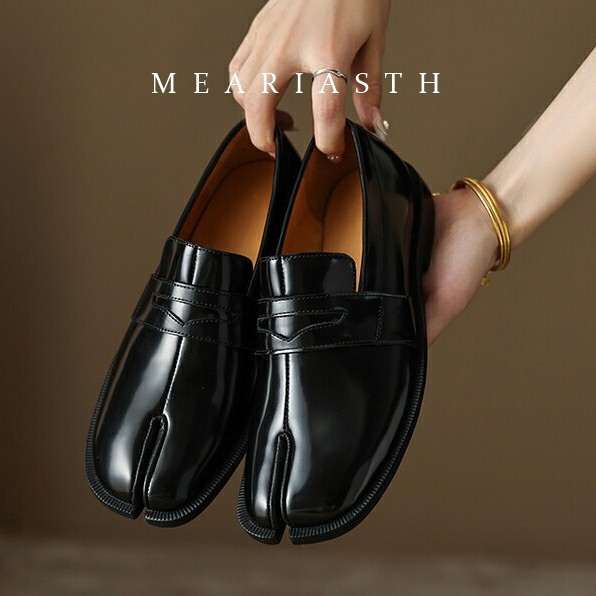 Scarpe Tabi Nere in Pelle Vern - Men Shoes Type recensione e prezzo