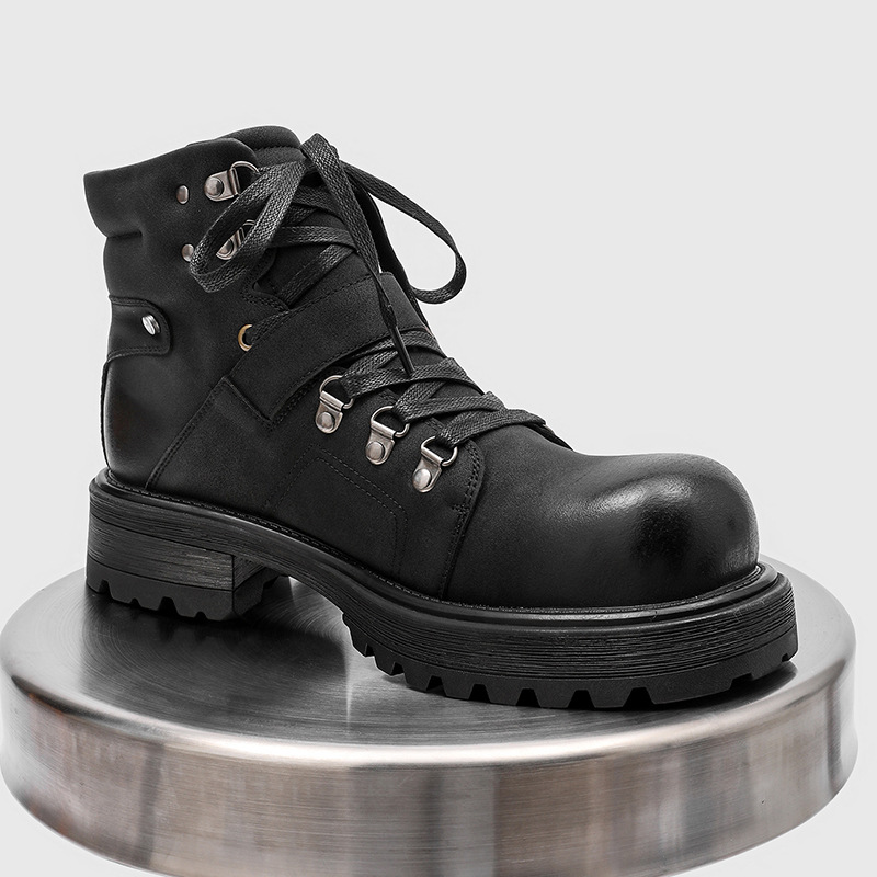 Stivali in pelle da uomo di ma - Men Shoes Type recensione e prezzo