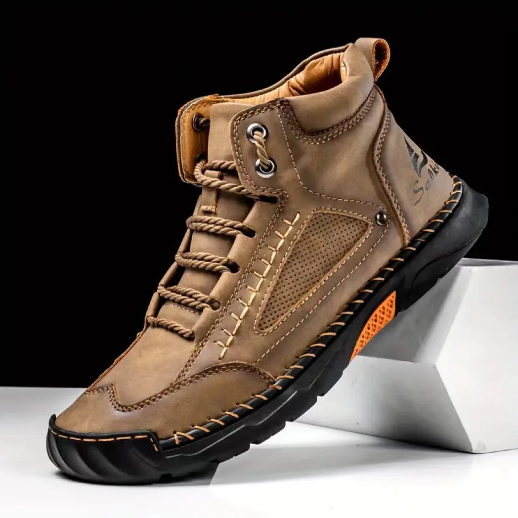 Stivali cuciti a mano da uomo  - Men Shoes Boots recensione e prezzo