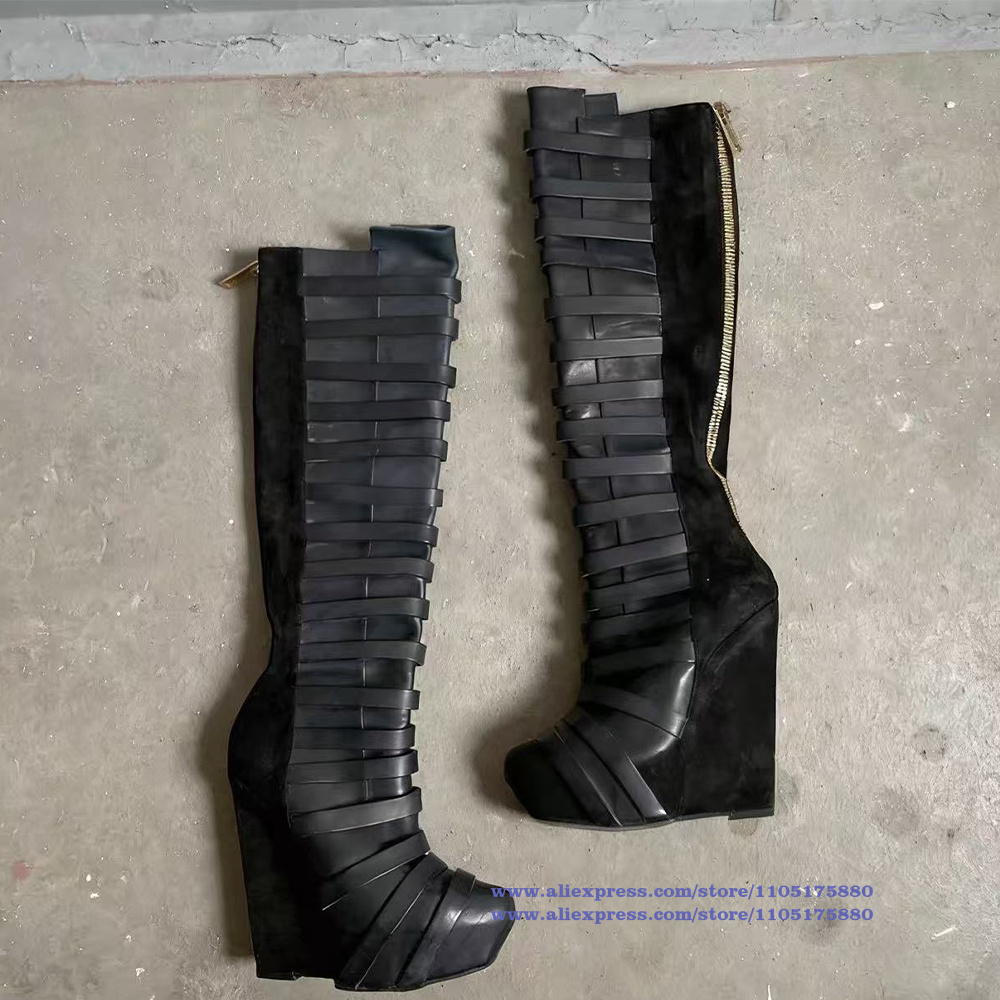 Stivali alti al ginocchio con  - Men Shoes Boots recensione e prezzo